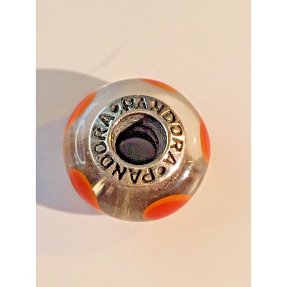 Pandora authentic Silver Murano Glass Captivating Red Hot Charm - Picture 4 of 6